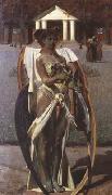 Malczewski, Jacek Thanatos I (mk19) oil on canvas